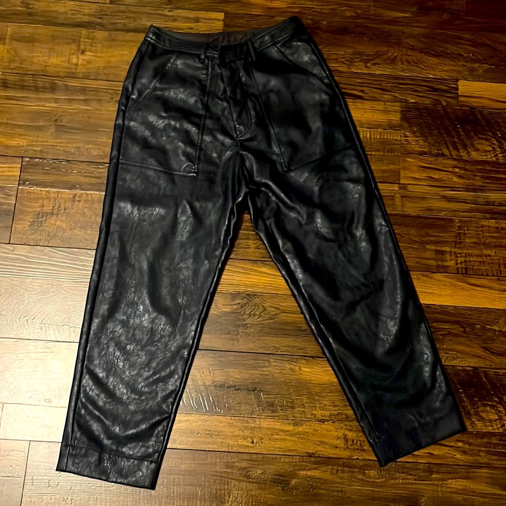 Rachel Comey x Target Faux Leather Cropped Pants